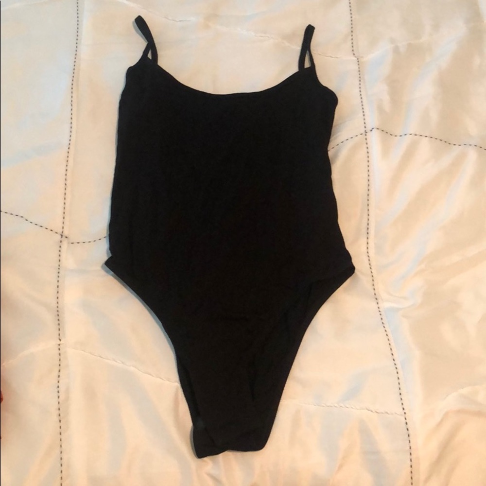 Black Strap Bodysuit